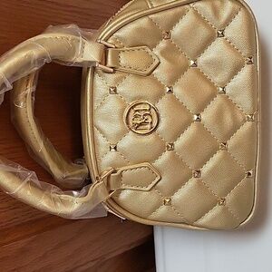 Badgley Mischka rare Crossbody Dome with Studs NWT